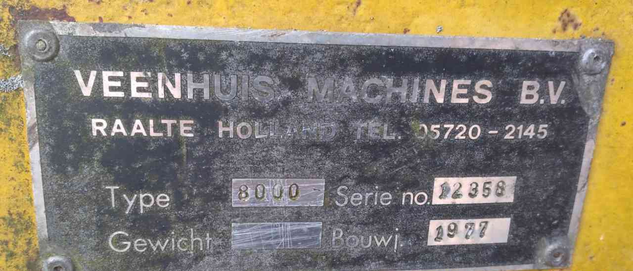 Veenhuis 8000 ltr. vacuümtank mestverwerking - 浆罐车:图5 Veenhuis 8000 ltr. vacuümtank mestverwerking - 浆罐车:图5