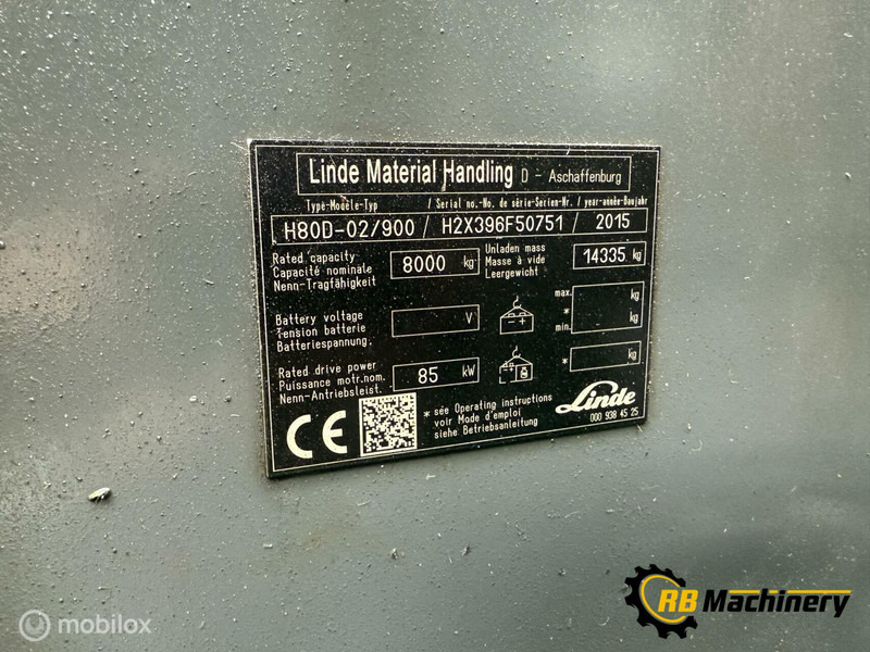 Linde H80-02/900 - 叉车:图4 Linde H80-02/900 - 叉车:图4