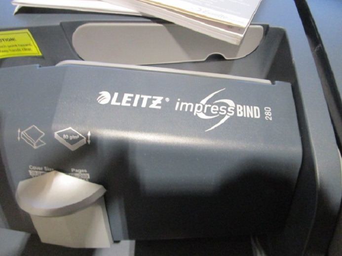 BINDEGERÄT LEITZ impressBIND 280 mit Entbinder - 移印机:图4 BINDEGERÄT LEITZ impressBIND 280 mit Entbinder - 移印机:图4