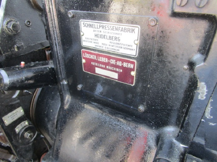 HEIDELBERG TIEGEL A4 - 胶印机:图4 HEIDELBERG TIEGEL A4 - 胶印机:图4
