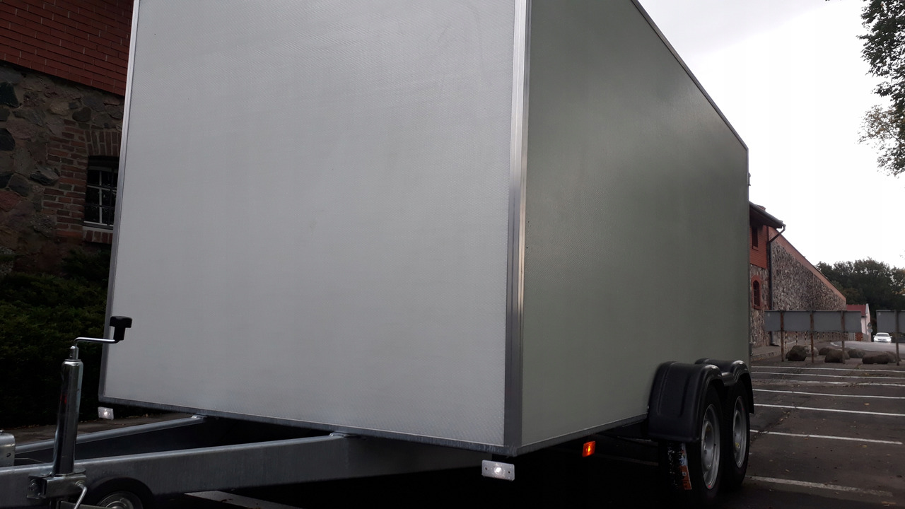 新的 封闭厢式拖车 PRZYCZEPA KONTENER CARGO PAKA FURGON BOX 400 x 200 / CARGO CONTAINER TRAILER VAN BOX 400 x 200：图12