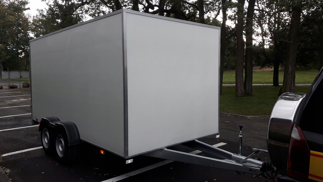 新的 封闭厢式拖车 PRZYCZEPA KONTENER CARGO PAKA FURGON BOX 400 x 200 / CARGO CONTAINER TRAILER VAN BOX 400 x 200：图10