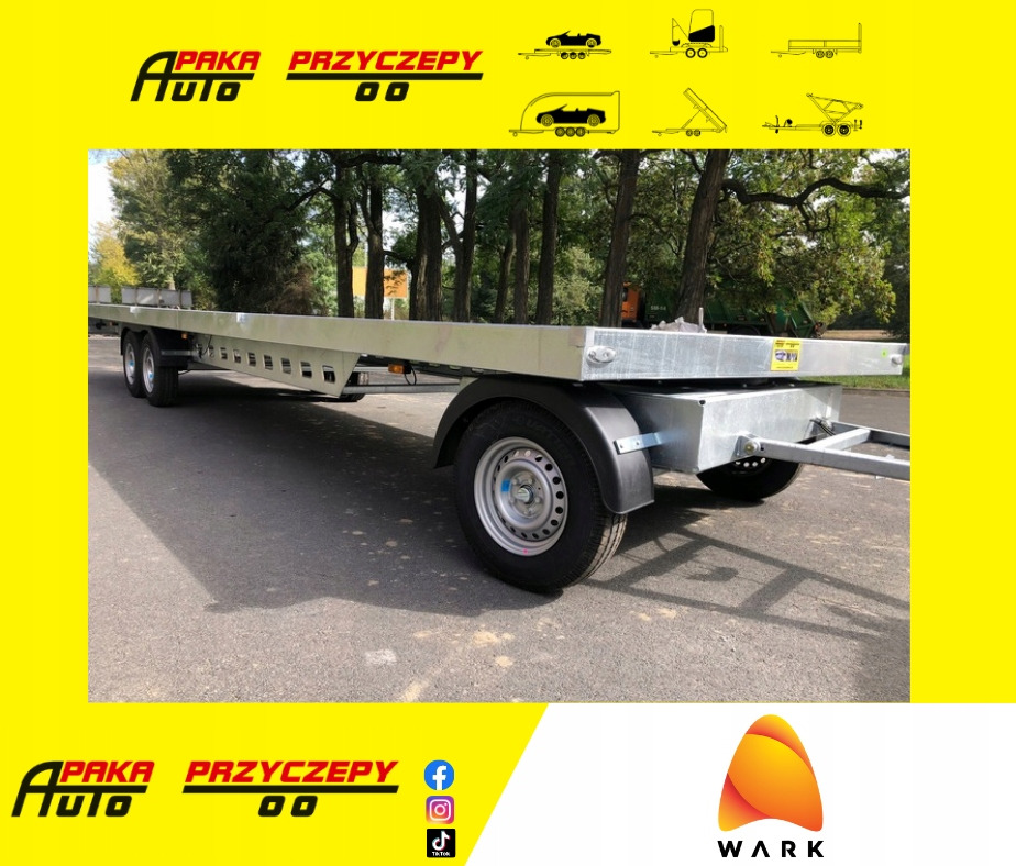 PRZYCZEPA OBROTNICA PLATFORMA 8m 3500 KG / TURNTABLE PLATFORM TRAILER 8m 3500 KG - 栏板式/ 平板拖车:图1 PRZYCZEPA OBROTNICA PLATFORMA 8m 3500 KG / TURNTABLE PLATFORM TRAILER 8m 3500 KG - 栏板式/ 平板拖车:图1