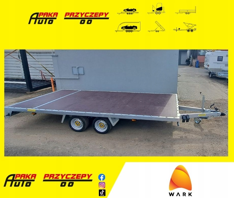 PRZYCZEPA PLATFORMOWA 5X2 WARK DMC 3500 / WARK PLATFORM TRAILER 5X2 DMC 3500 - 栏板式/ 平板拖车:图1 PRZYCZEPA PLATFORMOWA 5X2 WARK DMC 3500 / WARK PLATFORM TRAILER 5X2 DMC 3500 - 栏板式/ 平板拖车:图1