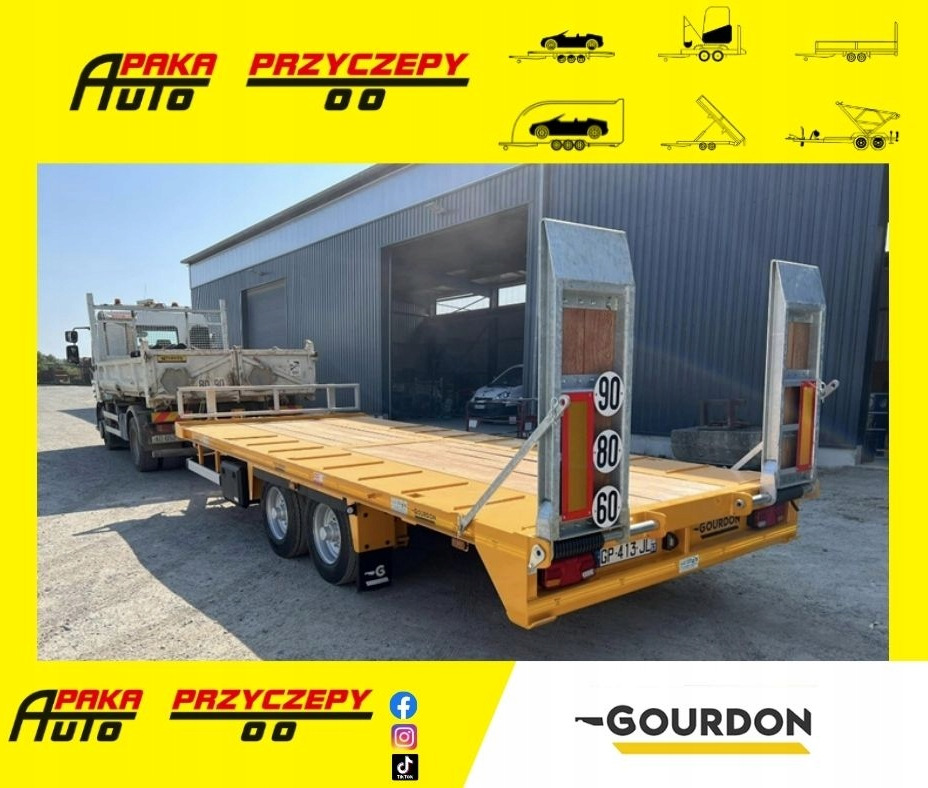 PRZYCZEPA POD KOPARKĘ MINI - MIDI ŁADOWNOŚĆ 8 580 KG GOURDON PEB111 / MINI - MIDI EXCAVATOR TRAILER WITH PAYLOAD 8,580 KG GOURDON PEB111 - 工程机械拖车:图1 PRZYCZEPA POD KOPARKĘ MINI - MIDI ŁADOWNOŚĆ 8 580 KG GOURDON PEB111 / MINI - MIDI EXCAVATOR TRAILER WITH PAYLOAD 8,580 KG GOURDON PEB111 - 工程机械拖车:图1