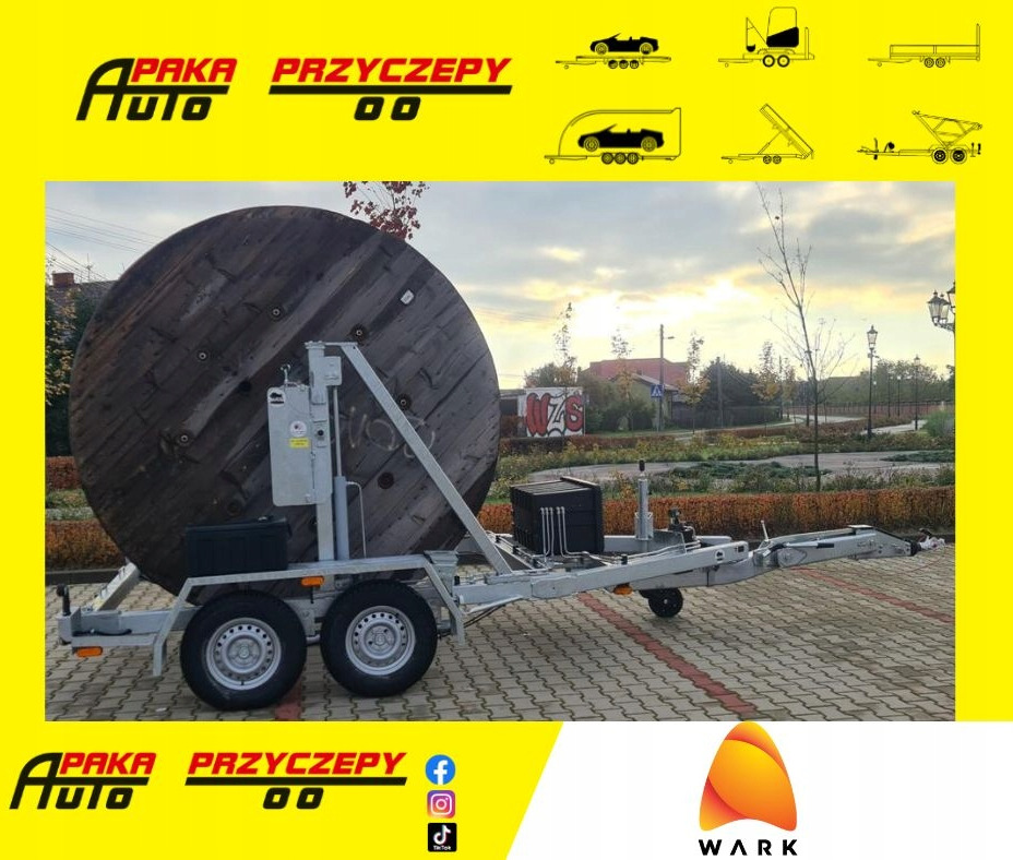 PRZYCZEPA SŁUPOWA KABLOWA PRZEWÓZ KABLI 3500 KG / POLE CABLE TRAILER FOR CABLE TRANSPORT 3500 KG - 电缆拖车:图1 PRZYCZEPA SŁUPOWA KABLOWA PRZEWÓZ KABLI 3500 KG / POLE CABLE TRAILER FOR CABLE TRANSPORT 3500 KG - 电缆拖车:图1