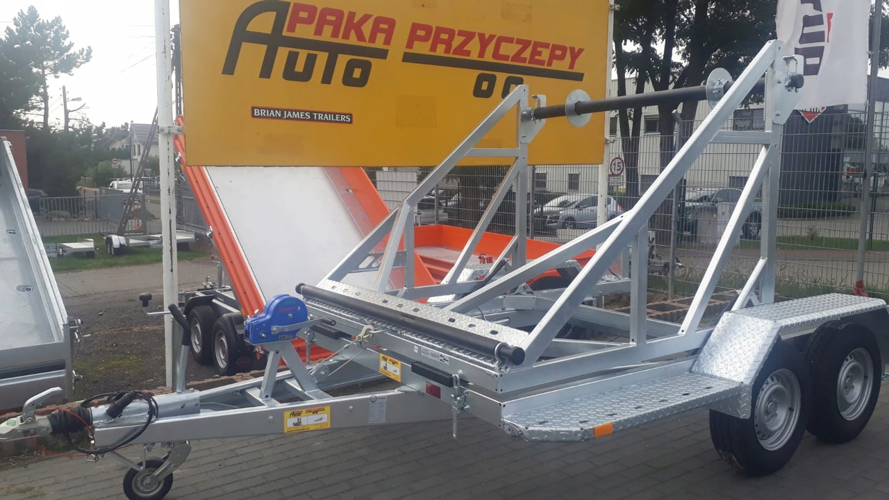 PRZYCZEPA WARK KABLOWA Z WCIĄGARKĄ RĘCZNĄ, DMC 3500 KG / WARK Cable Trailer with Manual Winch, DMC 3500 KG - 电缆拖车:图3 PRZYCZEPA WARK KABLOWA Z WCIĄGARKĄ RĘCZNĄ, DMC 3500 KG / WARK Cable Trailer with Manual Winch, DMC 3500 KG - 电缆拖车:图3