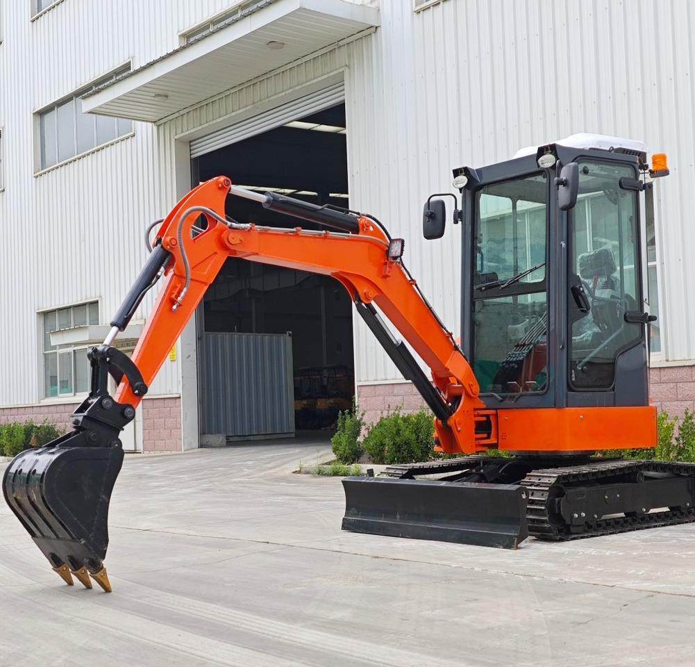 新的 履带式挖掘机 LEZUM Free Shipping Mini Excavator Bagger Pelle Miniexcavadora 1 2 3.5  Ton CE/EPA/EURO 5  Kubota Engine Diesel/Electric Mini Excavators For Sale：图9