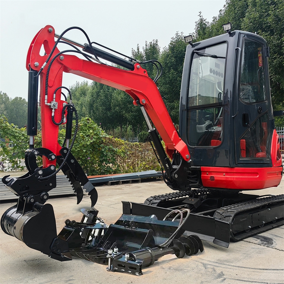新的 履带式挖掘机 LEZUM Free Shipping Mini Excavator Bagger Pelle Miniexcavadora 1 2 3.5  Ton CE/EPA/EURO 5  Kubota Engine Diesel/Electric Mini Excavators For Sale：图14