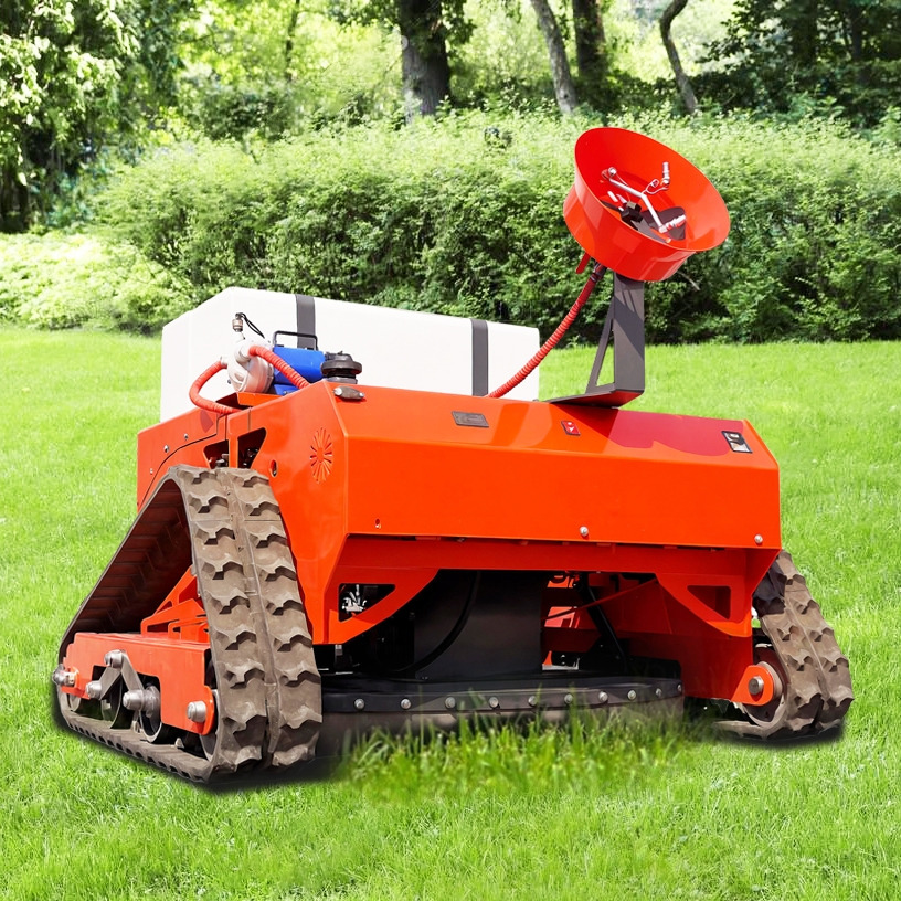 LEZUM LD1000 Electric Remote Control Multi-Function Lawn Mower All-Terrain Agricultural Sprayers Pesticide Spraying Mower Gas Gasoline Track Crawler Lawn Mower - 园林割草机:图4 LEZUM LD1000 Electric Remote Control Multi-Function Lawn Mower All-Terrain Agricultural Sprayers Pesticide Spraying Mower Gas Gasoline Track Crawler Lawn Mower - 园林割草机:图4