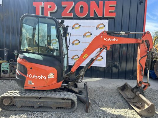 Kubota U27-4 Cabine à 23500€ HT - 小型挖掘机:图3 Kubota U27-4 Cabine à 23500€ HT - 小型挖掘机:图3