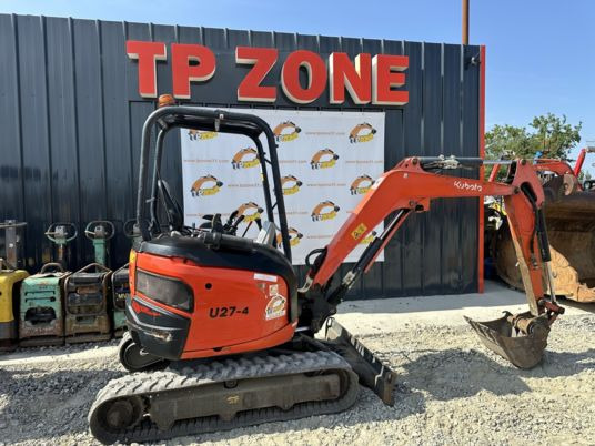 Kubota U27-4 à 20500 € HT - 小型挖掘机:图1 Kubota U27-4 à 20500 € HT - 小型挖掘机:图1