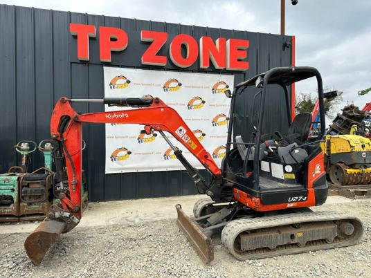 Kubota U27-4 à 20500 € HT - 小型挖掘机:图4 Kubota U27-4 à 20500 € HT - 小型挖掘机:图4