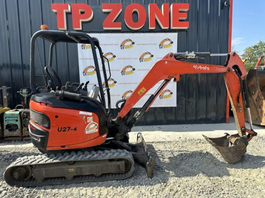 Kubota U27-4 à 20500 € HT - 小型挖掘机:图3 Kubota U27-4 à 20500 € HT - 小型挖掘机:图3