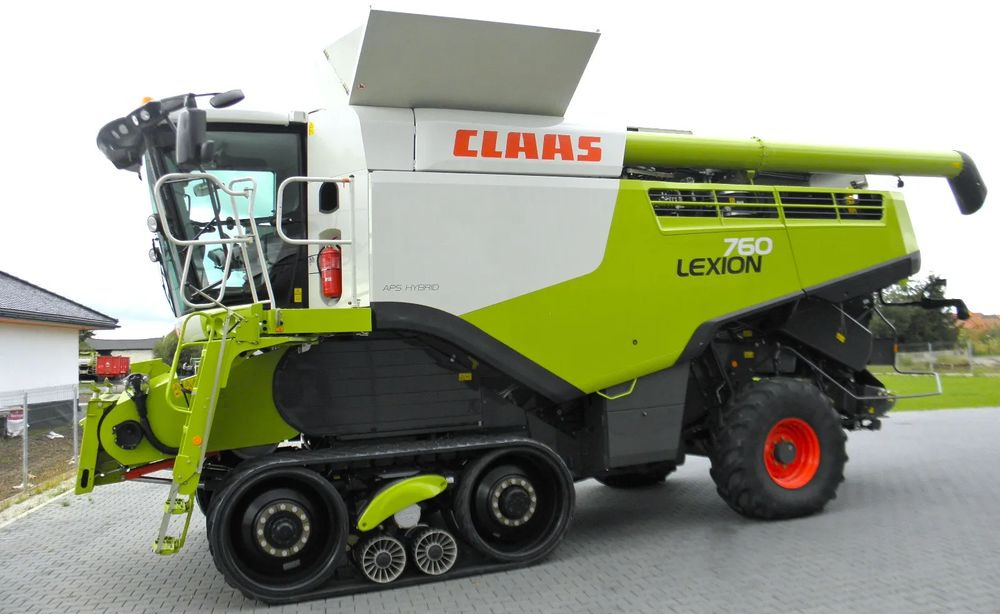 Claas Lexion 760 Terra Trac 2015 Rok, 1900 motgodzin, Heder V 930 2019 Rok, Najbogatsza Wersja, Nie Malowany, Stan Idealny - 联合收割机:图4 Claas Lexion 760 Terra Trac 2015 Rok, 1900 motgodzin, Heder V 930 2019 Rok, Najbogatsza Wersja, Nie Malowany, Stan Idealny - 联合收割机:图4