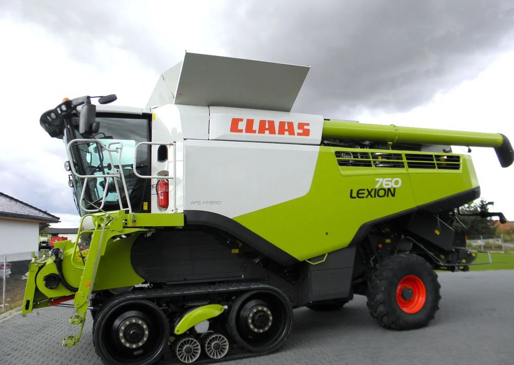 Claas Lexion 760 Terra Trac 2015 Rok, 1900 motgodzin, Heder V 930 2019 Rok, Najbogatsza Wersja, Nie Malowany, Stan Idealny - 联合收割机:图2 Claas Lexion 760 Terra Trac 2015 Rok, 1900 motgodzin, Heder V 930 2019 Rok, Najbogatsza Wersja, Nie Malowany, Stan Idealny - 联合收割机:图2
