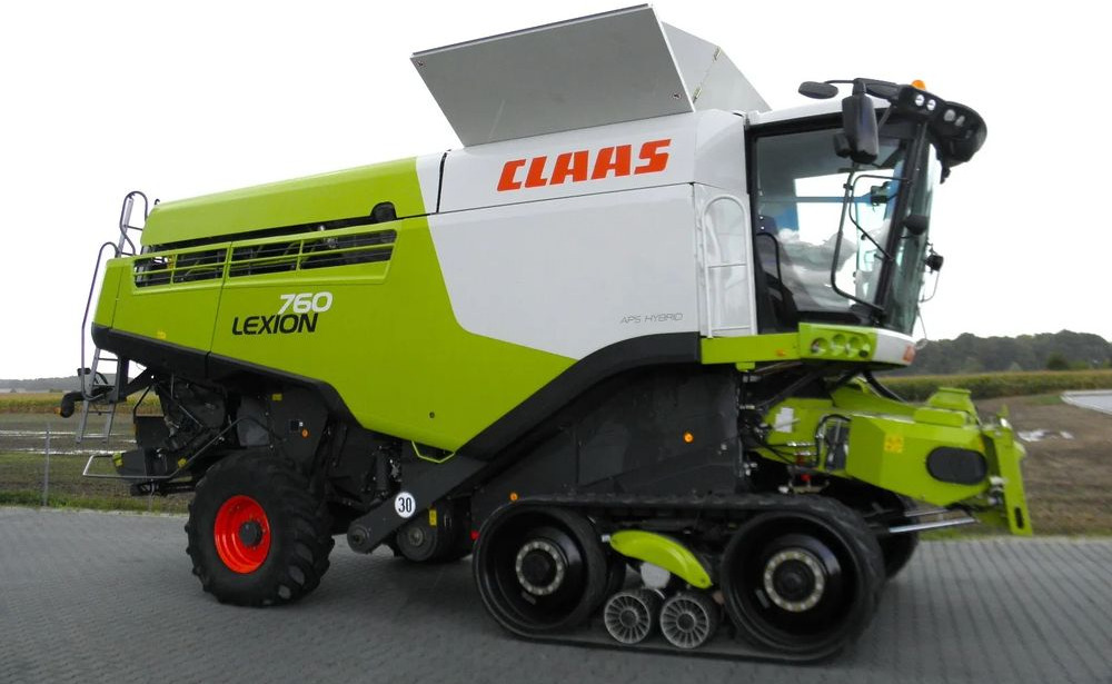 Claas Lexion 760 Terra Trac 2015 Rok, 1900 motgodzin, Heder V 930 2019 Rok, Najbogatsza Wersja, Nie Malowany, Stan Idealny - 联合收割机:图1 Claas Lexion 760 Terra Trac 2015 Rok, 1900 motgodzin, Heder V 930 2019 Rok, Najbogatsza Wersja, Nie Malowany, Stan Idealny - 联合收割机:图1