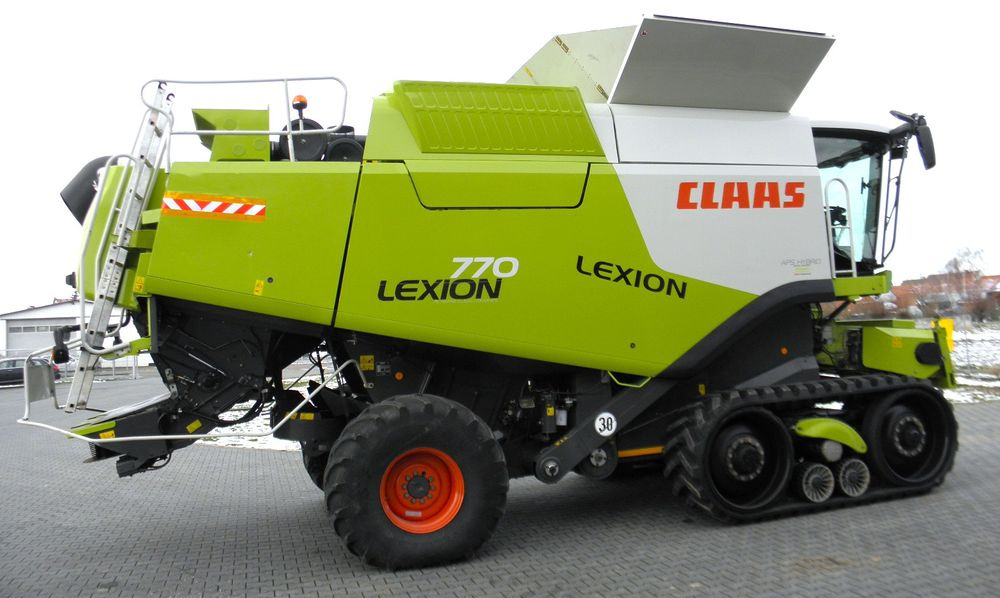 Claas Lexion 770 Terra Trac Heder V10,5, Najbogatsza Wersja, Nie Malowany, Stan Bardzo Dobry - 联合收割机:图4 Claas Lexion 770 Terra Trac Heder V10,5, Najbogatsza Wersja, Nie Malowany, Stan Bardzo Dobry - 联合收割机:图4
