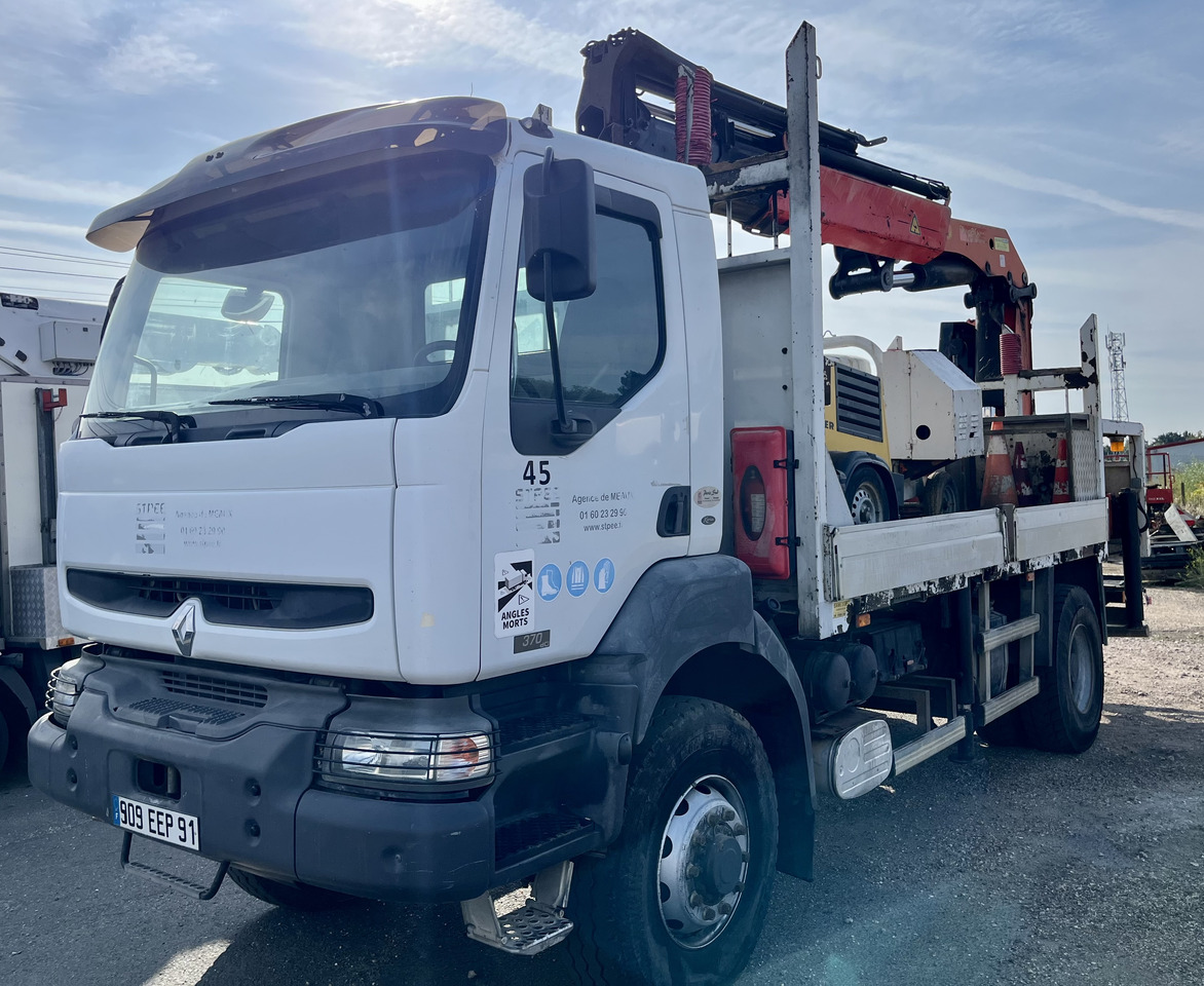 RENAULT Kerax 370dci 4x4 plateau grue Palfinger pk29002 - 栏板式/ 平板卡车, 起重车:图1 RENAULT Kerax 370dci 4x4 plateau grue Palfinger pk29002 - 栏板式/ 平板卡车, 起重车:图1