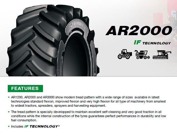 Advance AR2000 IF 1050/50R32 CFO for combine harvester and tractor. - 轮胎 适用于 联合收割机:图4 Advance AR2000 IF 1050/50R32 CFO for combine harvester and tractor. - 轮胎 适用于 联合收割机:图4