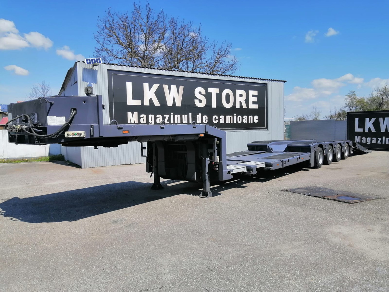 Langendorf Trailer-Tiefbett, 4 Axe, 59 to, extension, TOP !!! - 低装载半拖车:图5 Langendorf Trailer-Tiefbett, 4 Axe, 59 to, extension, TOP !!! - 低装载半拖车:图5