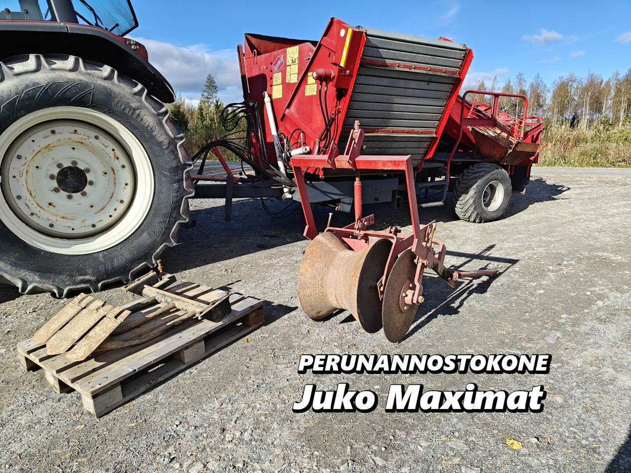 Juko Maximat perunan tai sipulin nostokone Katso video! - 马铃薯收获机:图1 Juko Maximat perunan tai sipulin nostokone Katso video! - 马铃薯收获机:图1