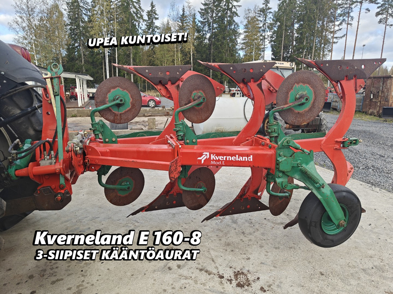 KVERNELAND E 160-8 - 3-siipinen paluuaura - 犁:图1 KVERNELAND E 160-8 - 3-siipinen paluuaura - 犁:图1