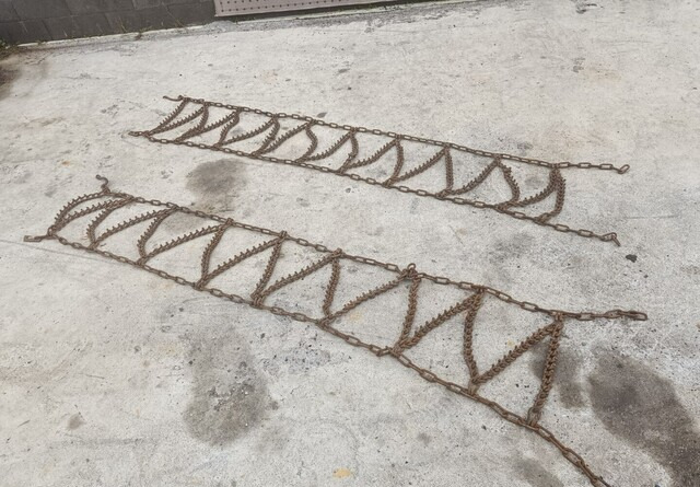 Kuorma-auton piikkiketjupari P250cm, L45cm - 底盘零件 适用于 卡车:图2 Kuorma-auton piikkiketjupari P250cm, L45cm - 底盘零件 适用于 卡车:图2