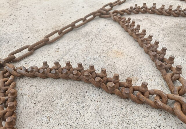 底盘零件 适用于 卡车 Kuorma-auton piikkiketjupari P250cm, L45cm：图8