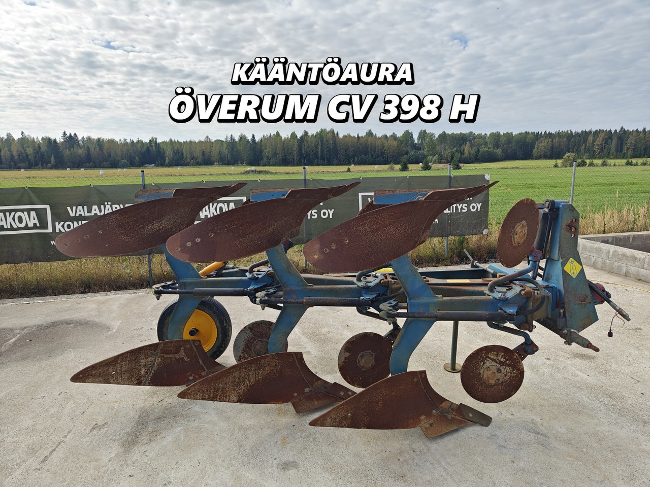 ÖVERUM CV398H 3-siipinen paluuaura - 犁:图1 ÖVERUM CV398H 3-siipinen paluuaura - 犁:图1