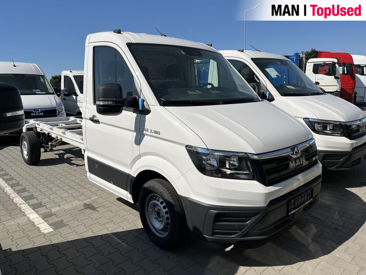 MAN TGE 3.180 4X2F SB chassis - 无侧窗厢式货车:图1 MAN TGE 3.180 4X2F SB chassis - 无侧窗厢式货车:图1