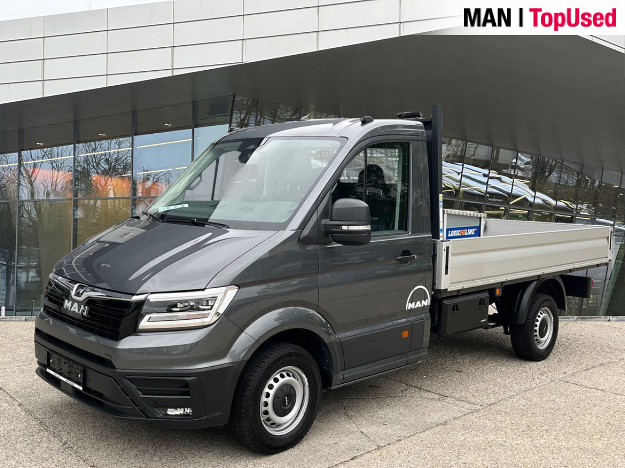MAN TGE 3.140 4X2F SB, Automatic, Flat bed Klima ZV - 平板货车:图1 MAN TGE 3.140 4X2F SB, Automatic, Flat bed Klima ZV - 平板货车:图1