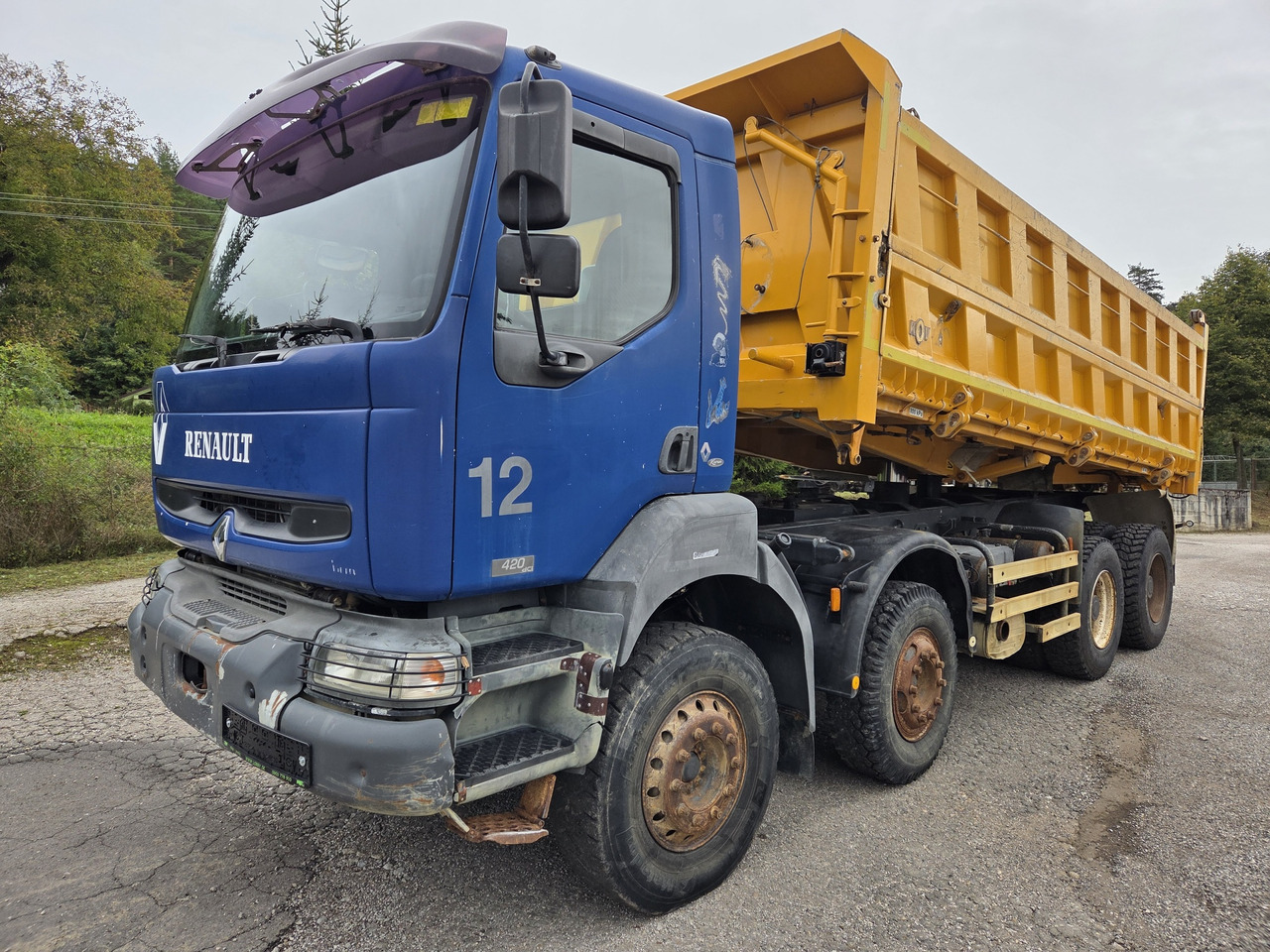 RENAULT KERAX 420.40 PR 8X4 3way tipper Bordamtik - 翻斗车:图1 RENAULT KERAX 420.40 PR 8X4 3way tipper Bordamtik - 翻斗车:图1