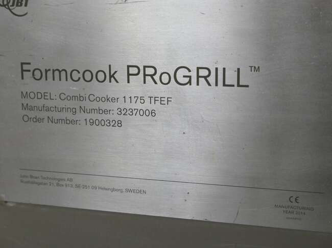 食品机械 JBT Formcook Combi Cooker PRoGRILL 1175 TFEF：图12