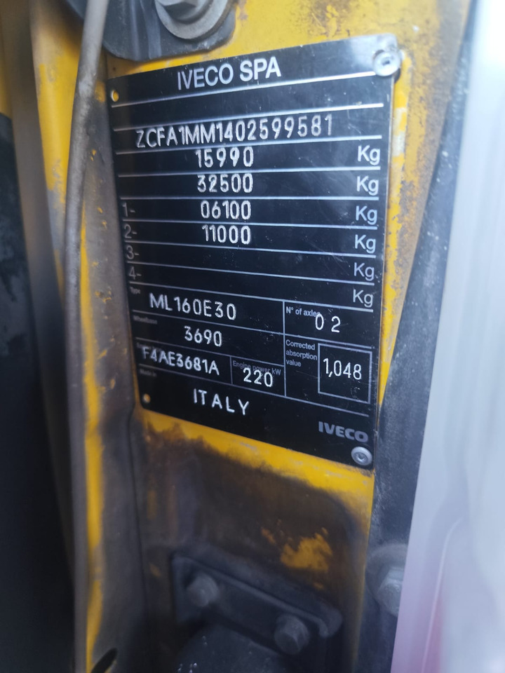 起重车 IVECO EUROCARGO 160E30：图10
