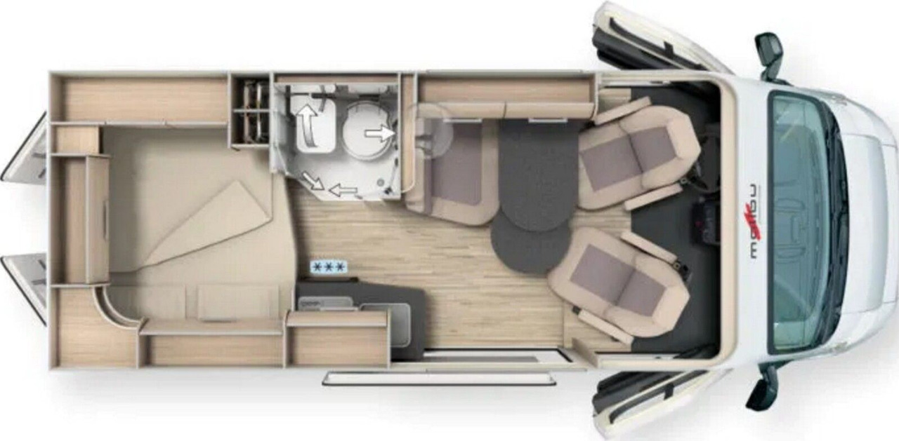 Malibu Van compact 540 DB *Aufstelldach*Autom.*Truma DE - 露营货车:图2 Malibu Van compact 540 DB *Aufstelldach*Autom.*Truma DE - 露营货车:图2