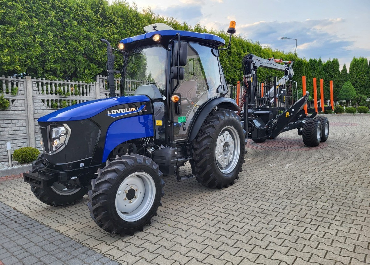 LOVOL Zestaw Traktor LOVOL M755 Przyczepa do drewna BMF 8TPro Stan Nowy Fabryczny - 林业收割机:图5 LOVOL Zestaw Traktor LOVOL M755 Przyczepa do drewna BMF 8TPro Stan Nowy Fabryczny - 林业收割机:图5