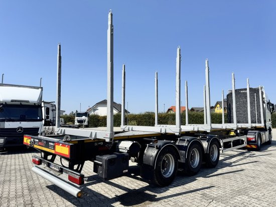 MEGA TIMBER LONG Holzauflieger 6 Rungenpaare - 木材运输半挂车:图1 MEGA TIMBER LONG Holzauflieger 6 Rungenpaare - 木材运输半挂车:图1