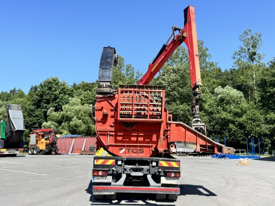 卡车, 碎木机 Mercedes-Benz ACTROS 6x4 DONAR 5810K ? Hack-LKW / Mobilhacker | TCS Umwelttechnik：图7