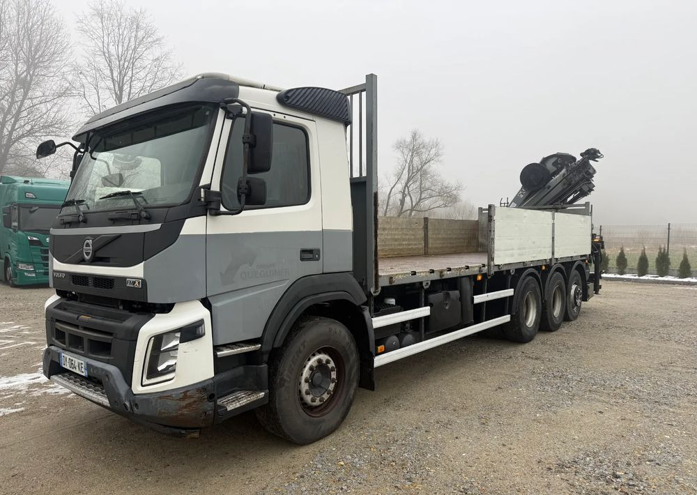 Volvo FM 410 - 栏板式/ 平板卡车, 起重车:图1 Volvo FM 410 - 栏板式/ 平板卡车, 起重车:图1