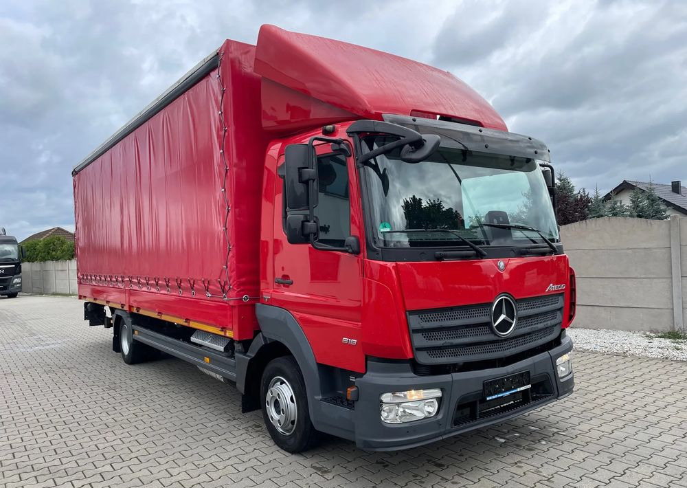 Mercedes-Benz ATEGO 818, Klima, webasto, burtofirana! - 侧帘卡车:图3 Mercedes-Benz ATEGO 818, Klima, webasto, burtofirana! - 侧帘卡车:图3