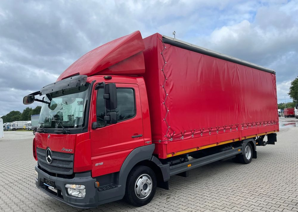 Mercedes-Benz ATEGO 818, Klima, webasto, burtofirana! - 侧帘卡车:图2 Mercedes-Benz ATEGO 818, Klima, webasto, burtofirana! - 侧帘卡车:图2