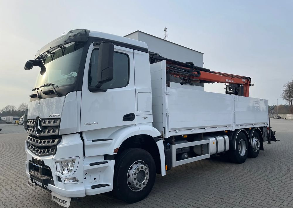 Mercedes-Benz Arocs 2545, HDS ATLAS 186.3 - PILOT - 栏板式/ 平板卡车, 起重车:图2 Mercedes-Benz Arocs 2545, HDS ATLAS 186.3 - PILOT - 栏板式/ 平板卡车, 起重车:图2