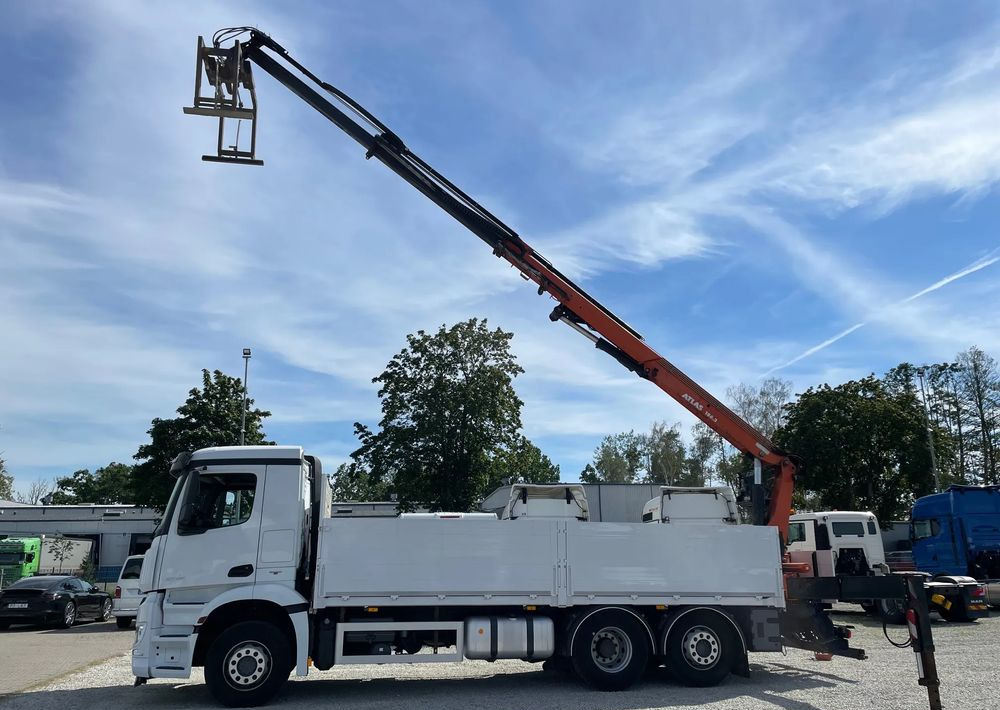 Mercedes-Benz Arocs 2545, HDS ATLAS 186.3 - PILOT - 栏板式/ 平板卡车, 起重车:图3 Mercedes-Benz Arocs 2545, HDS ATLAS 186.3 - PILOT - 栏板式/ 平板卡车, 起重车:图3