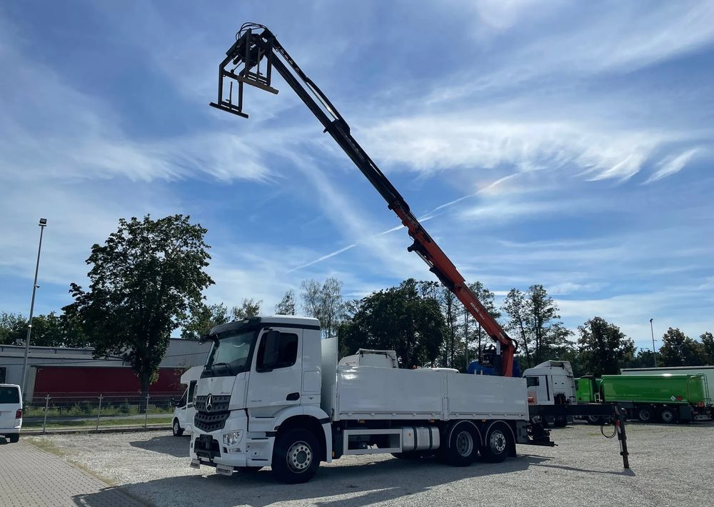 Mercedes-Benz Arocs 2545, HDS ATLAS 186.3 - PILOT - 栏板式/ 平板卡车, 起重车:图2 Mercedes-Benz Arocs 2545, HDS ATLAS 186.3 - PILOT - 栏板式/ 平板卡车, 起重车:图2