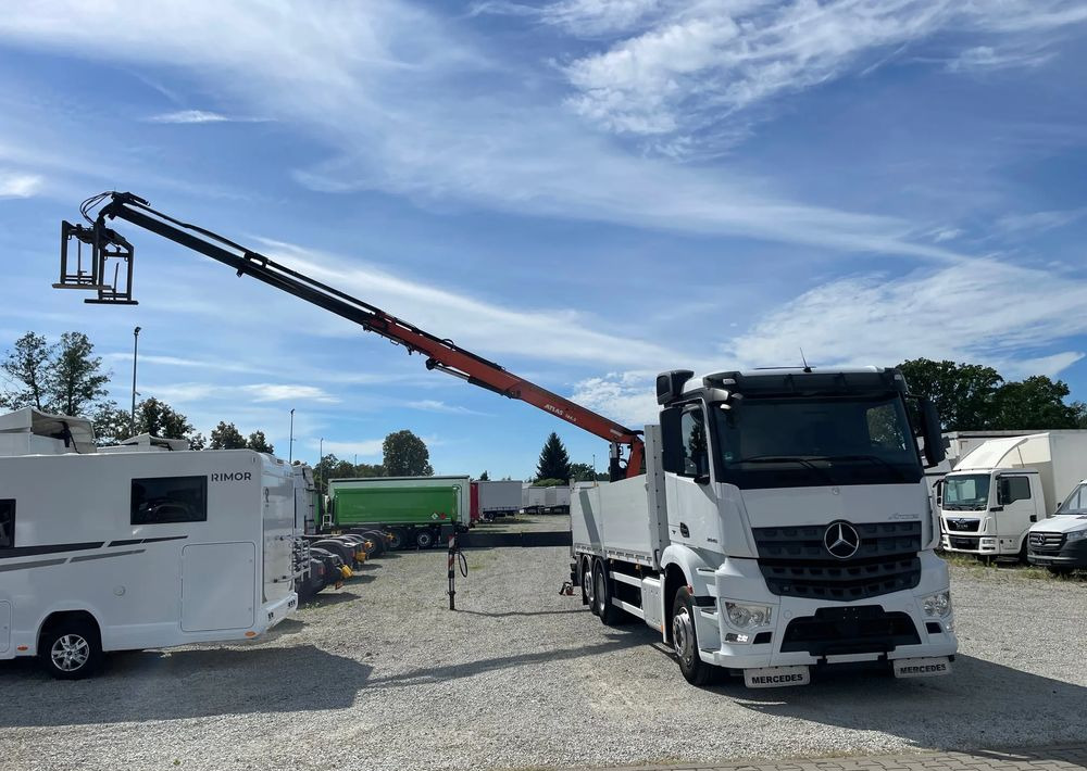 Mercedes-Benz Arocs 2545, HDS ATLAS 186.3 - PILOT - 栏板式/ 平板卡车, 起重车:图4 Mercedes-Benz Arocs 2545, HDS ATLAS 186.3 - PILOT - 栏板式/ 平板卡车, 起重车:图4