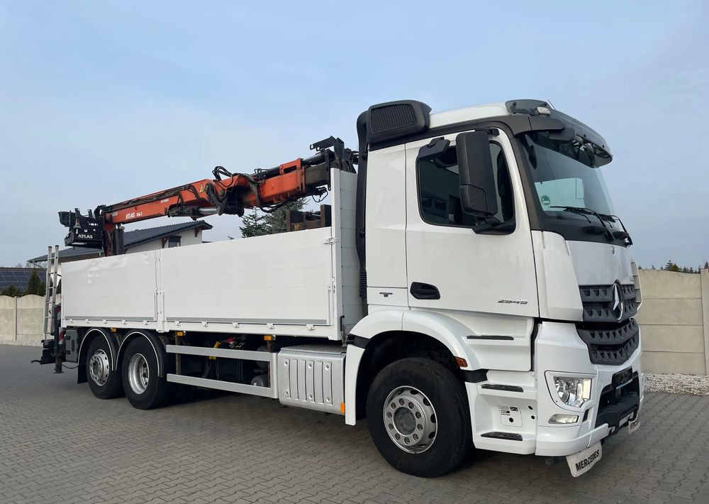 Mercedes-Benz Arocs 2545, HDS ATLAS 186.3 - PILOT - 栏板式/ 平板卡车, 起重车:图3 Mercedes-Benz Arocs 2545, HDS ATLAS 186.3 - PILOT - 栏板式/ 平板卡车, 起重车:图3