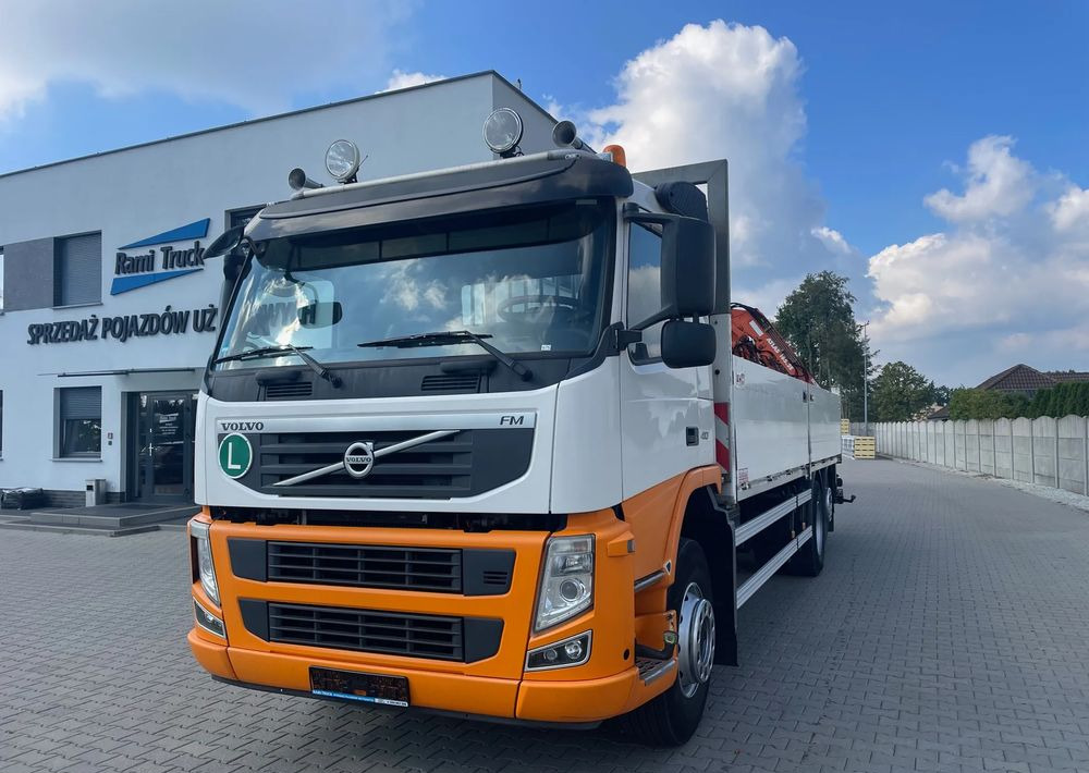 Volvo FM410 EURO 5, HDS ATLAS 165.2E-A2 RADIO STEROWANY, ZABUDOWA 7,1 m! - 栏板式/ 平板卡车, 起重车:图1 Volvo FM410 EURO 5, HDS ATLAS 165.2E-A2 RADIO STEROWANY, ZABUDOWA 7,1 m! - 栏板式/ 平板卡车, 起重车:图1
