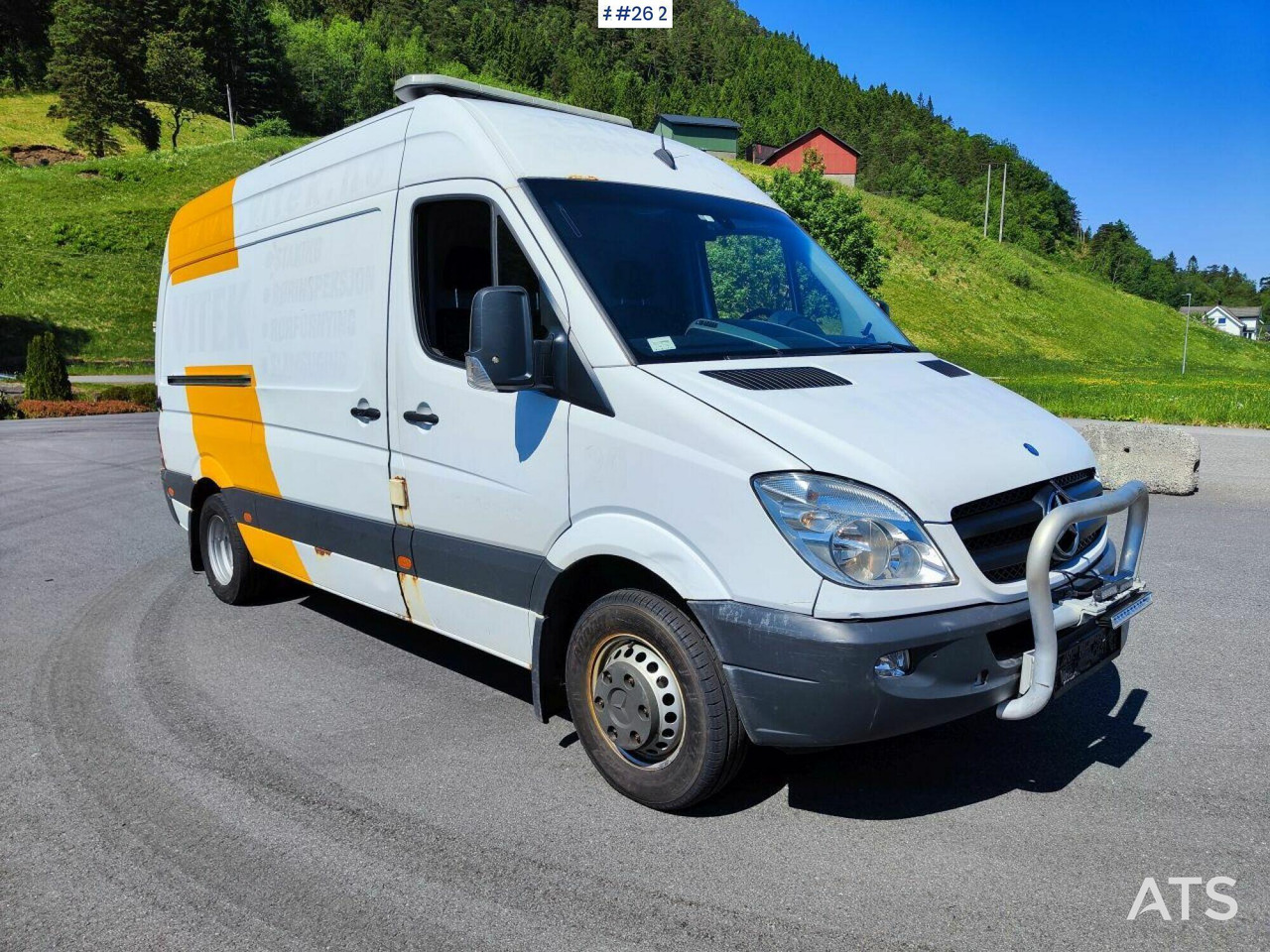 无侧窗厢式货车 2014 Mercedes Sprinter 516CDI Wash truck. Feierabend & Fock, Steam.：图6