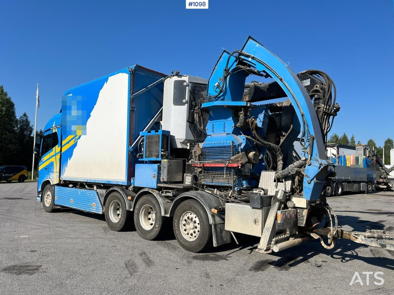 Volvo FH16 8*4 Flishugg - 碎木机:图3 Volvo FH16 8*4 Flishugg - 碎木机:图3